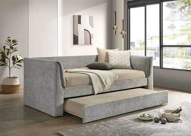 Upney Slate Gray Twin Daybed w/ Trundle - Ornate Home