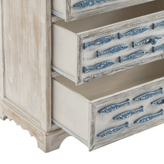 Upstream Cream/Blue Chest - Ornate Home