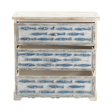 Upstream Cream/Blue Chest - Ornate Home