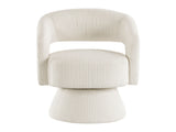 Upton Beige Swivel Chair - Ornate Home