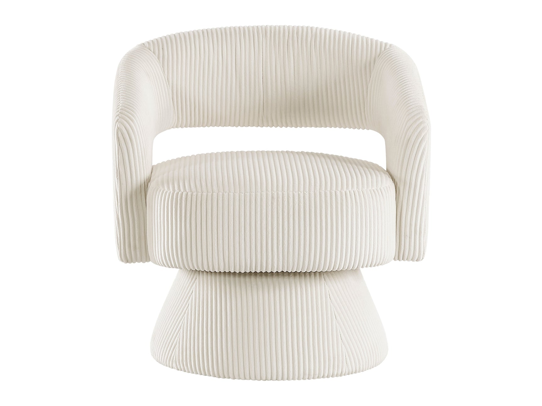 Upton Beige Swivel Chair - Ornate Home