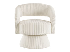 Upton Beige Swivel Chair - Ornate Home