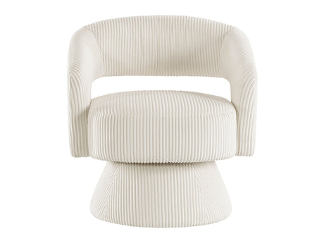 Upton Beige Swivel Chair - Ornate Home