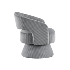 Upton Dark gray Swivel Chair - Ornate Home