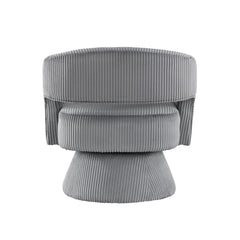 Upton Dark gray Swivel Chair - Ornate Home
