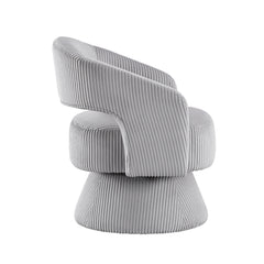 Upton Gray Swivel Chair - Ornate Home