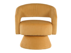 Upton Yellow Swivel Chair - Ornate Home