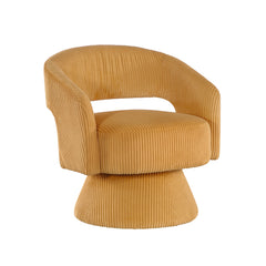 Upton Yellow Swivel Chair - Ornate Home