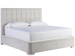 Uptown Alabaster King Bed - Ornate Home