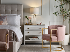 Uptown Alabaster Queen Bed - Ornate Home