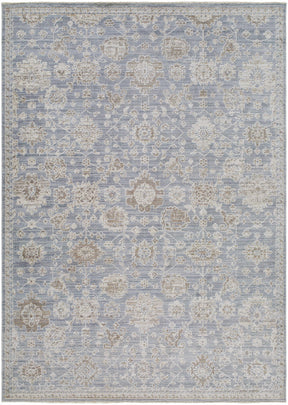 Urara Blue Area Rug - Ornate Home