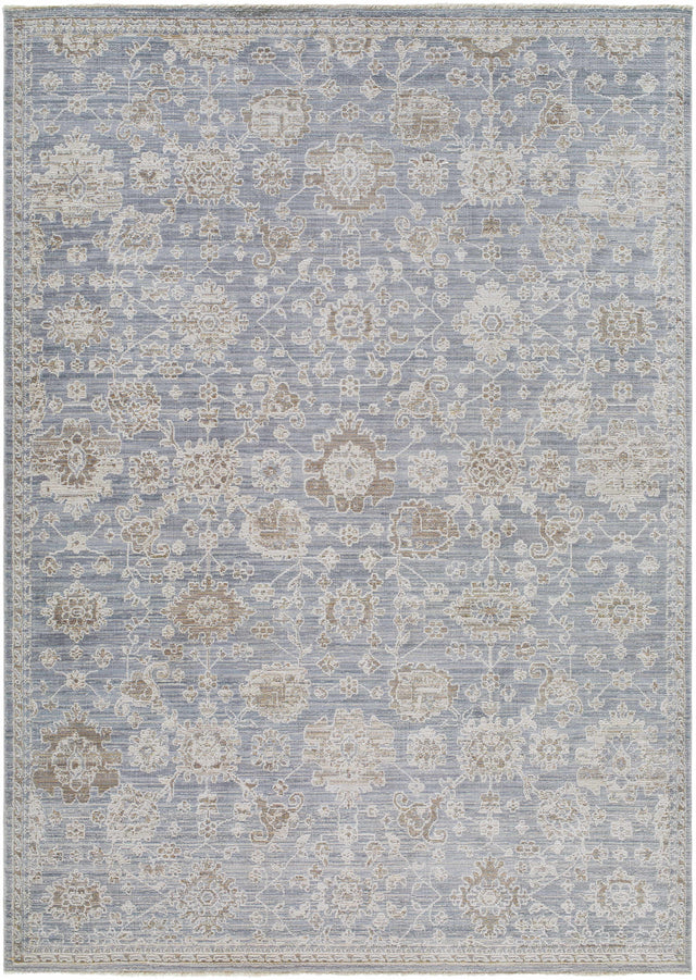 Urara Blue Area Rug - Ornate Home