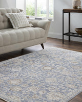 Urara Blue Area Rug - Ornate Home