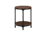 Urban Brown Nature Round Chairside Table - Ornate Home