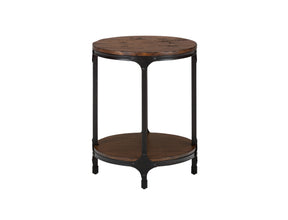 Urban Brown Nature Round Chairside Table - Ornate Home