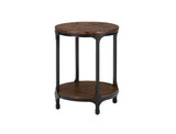 Urban Brown Nature Round Chairside Table - Ornate Home