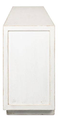 Urban Form White/Natural Modern Sideboard - Ornate Home