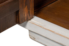 Urban Form White/Natural Modern Sideboard - Ornate Home