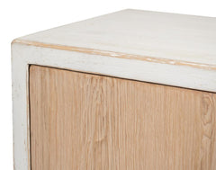 Urban Form White/Natural Modern Sideboard - Ornate Home
