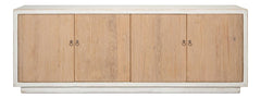 Urban Form White/Natural Modern Sideboard - Ornate Home