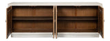 Urban Form White/Natural Modern Sideboard - Ornate Home