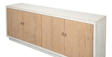 Urban Form White/Natural Modern Sideboard - Ornate Home