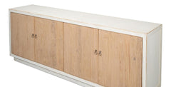 Urban Form White/Natural Modern Sideboard - Ornate Home