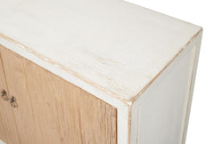 Urban Form White/Natural Modern Sideboard - Ornate Home
