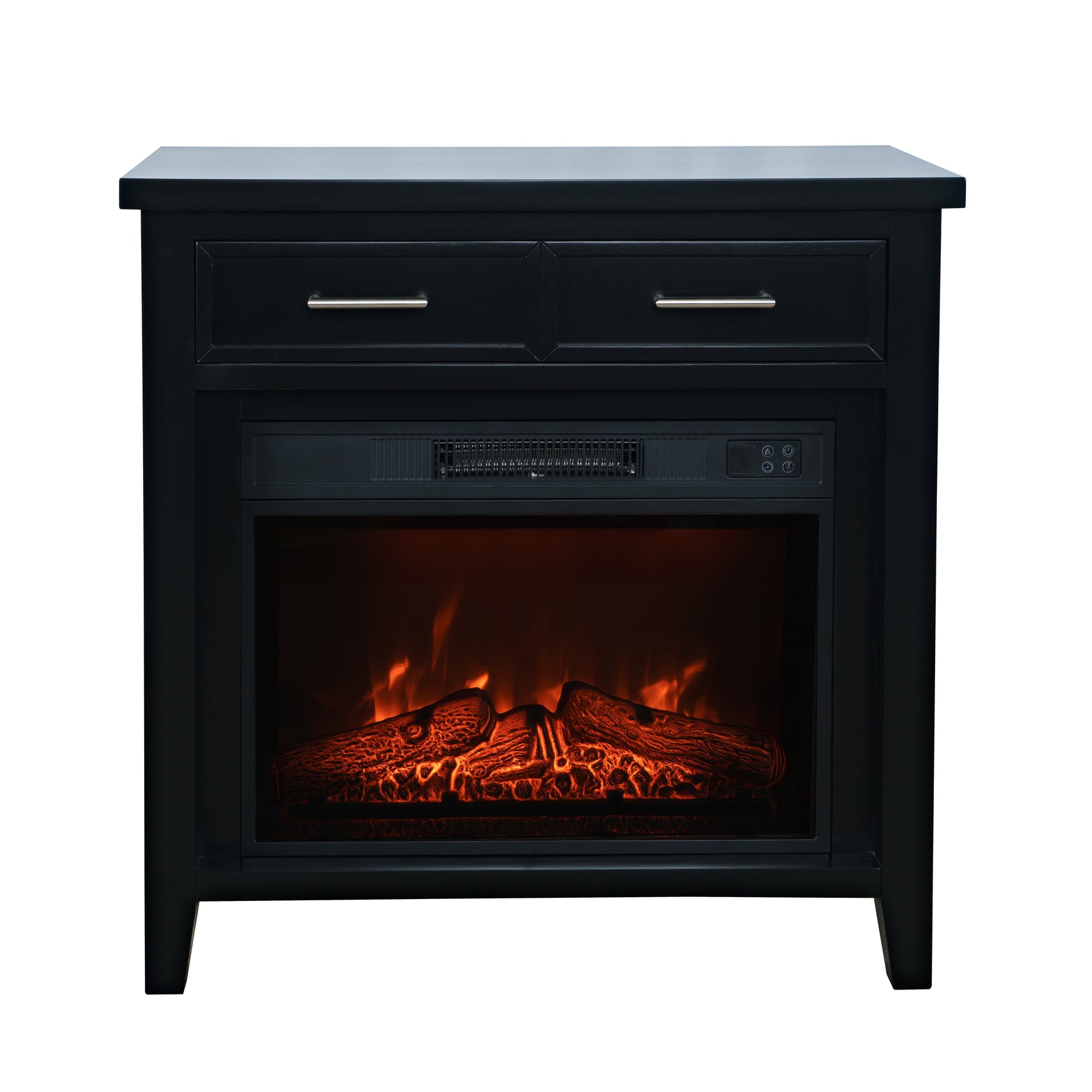 Urban Icon Black 32 Fireplace - Ornate Home