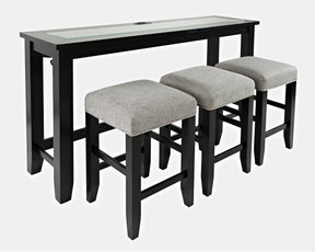 Urban Icon Black 4pc Sofa Console - Ornate Home