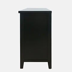 Urban Icon Black 60 Fireplace w/ Crystal Display - Ornate Home