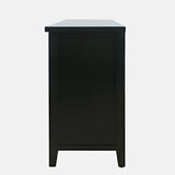 Urban Icon Black 60 Fireplace with Crystal Display - Ornate Home