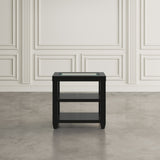 Urban Icon Black Chairside Table - Ornate Home