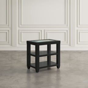 Urban Icon Black Chairside Table - Ornate Home