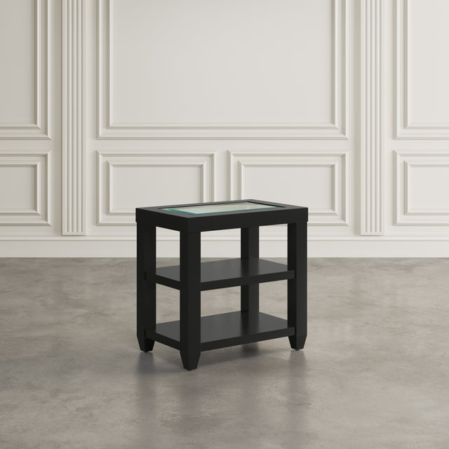 Urban Icon Black Chairside Table - Ornate Home