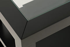 Urban Icon Black Chairside Table - Ornate Home