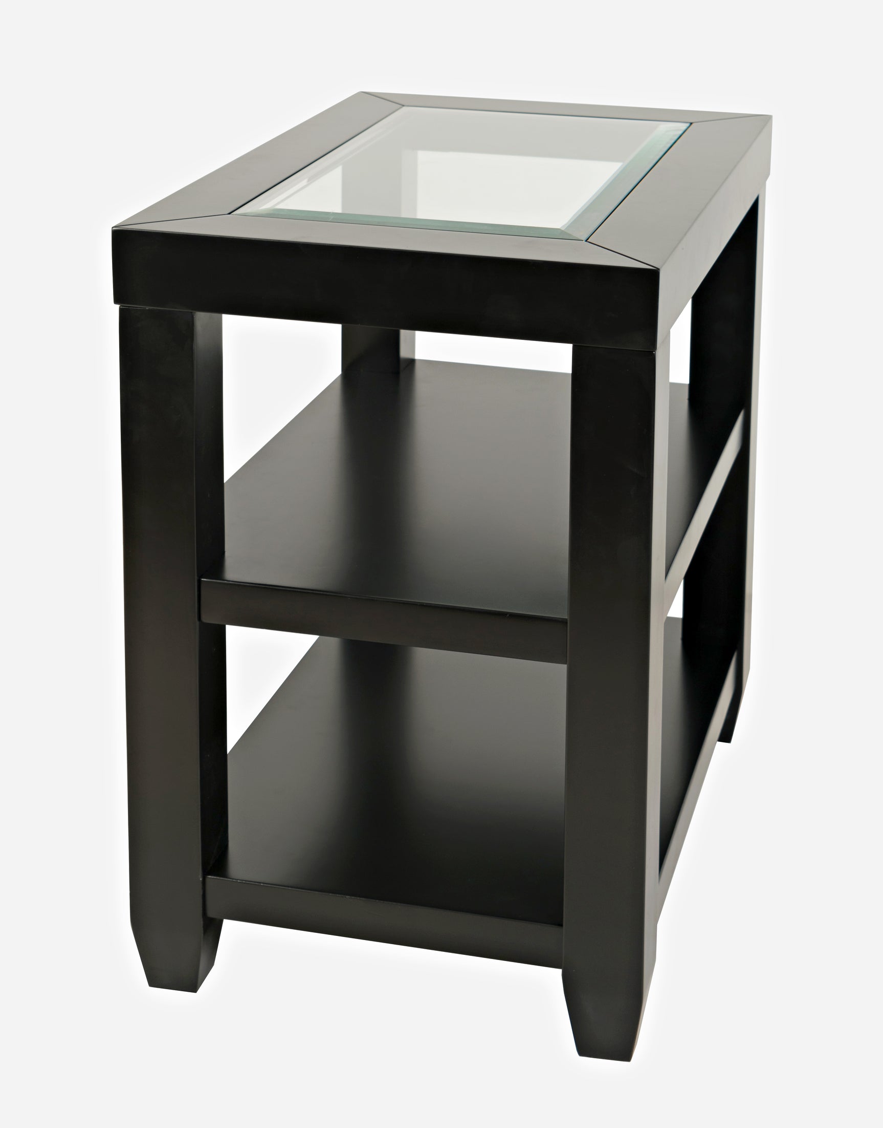 Urban Icon Black Chairside Table - Ornate Home