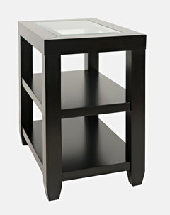 Urban Icon Black Chairside Table - Ornate Home