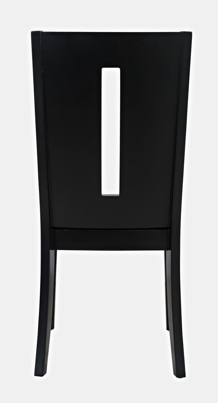 Urban Icon Black Ext Dining Table w/ 4 Chairs - Ornate Home