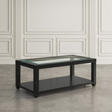 Urban Icon Black Rectangle Cocktail Table - Ornate Home