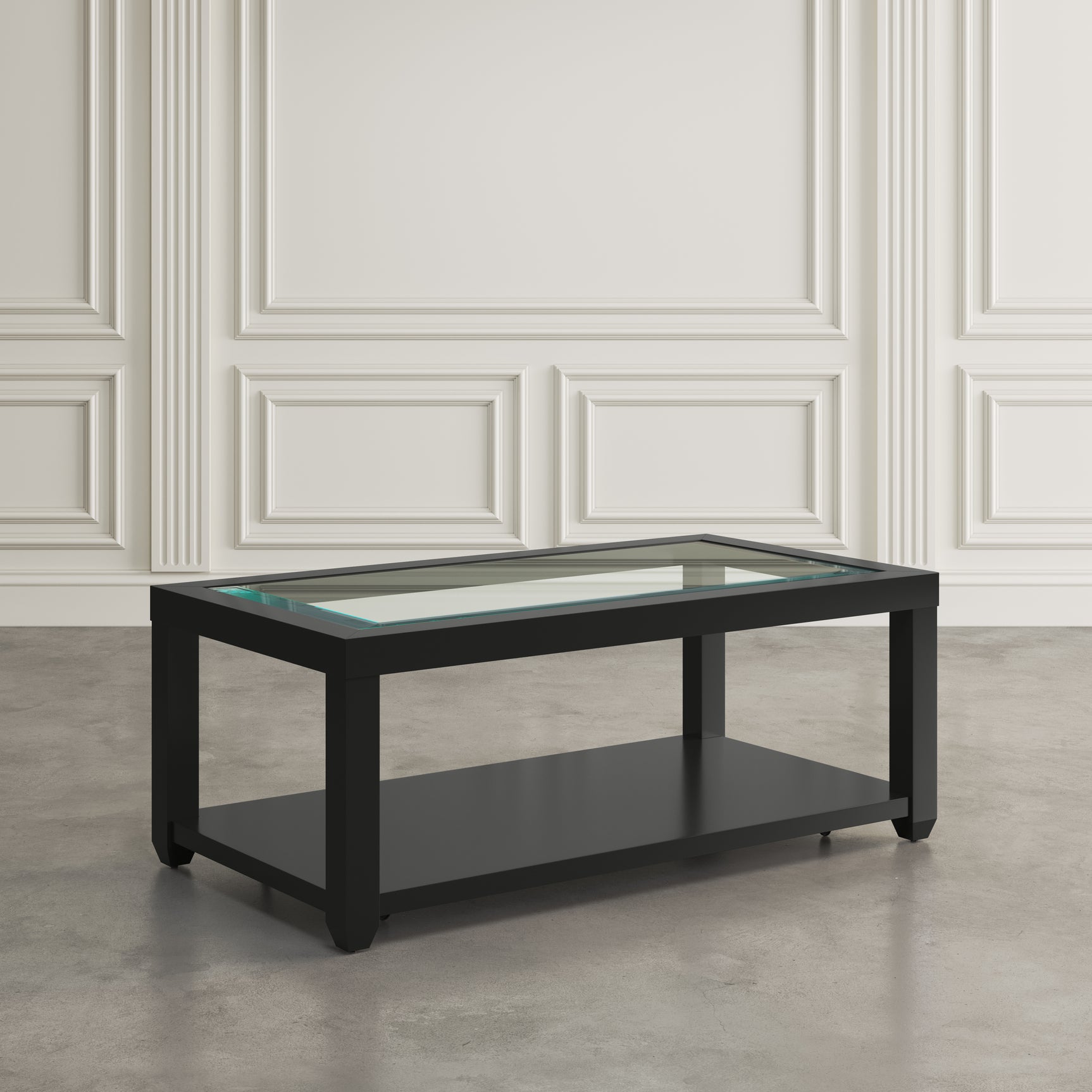 Urban Icon Black Rectangle Cocktail Table - Ornate Home