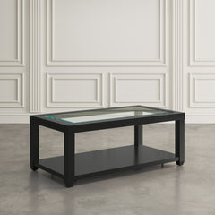 Urban Icon Black Rectangle Cocktail Table - Ornate Home