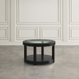 Urban Icon Black Round Cocktail Table - Ornate Home