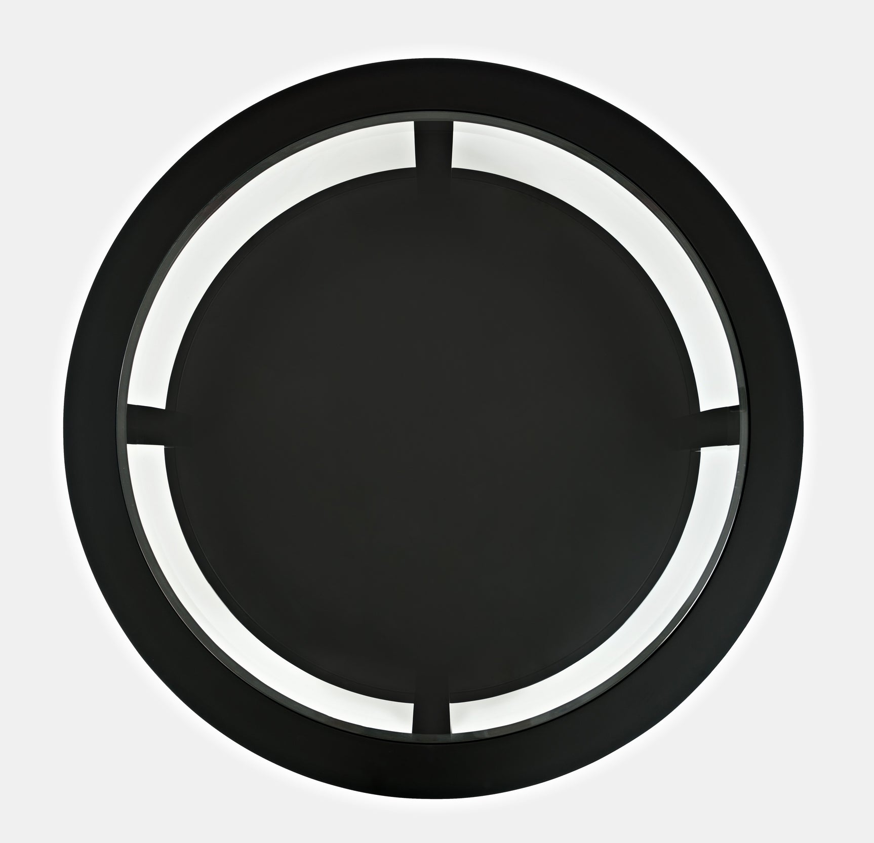 Urban Icon Black Round Cocktail Table - Ornate Home