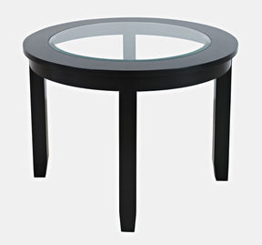 Urban Icon Black Round Dining Table - Ornate Home