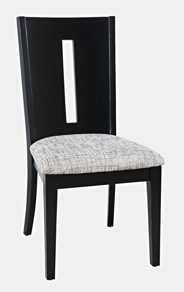 Urban Icon Black Slotback Chair (Set of 2) - Ornate Home
