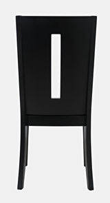 Urban Icon Black Slotback Chair (Set of 2) - Ornate Home