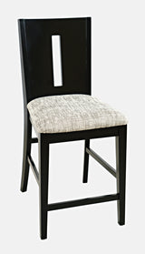 Urban Icon Black Slotback Stool (Set of 2) - Ornate Home
