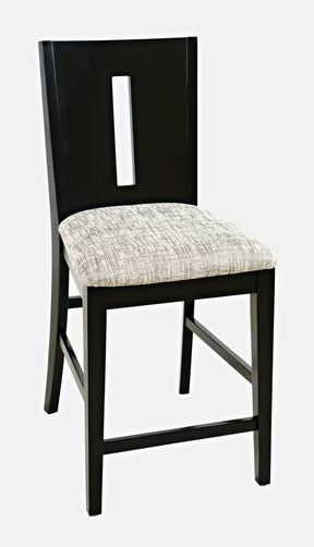 Urban Icon Black Slotback Stool (Set of 2) - Ornate Home