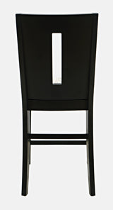 Urban Icon Black Slotback Stool (Set of 2) - Ornate Home